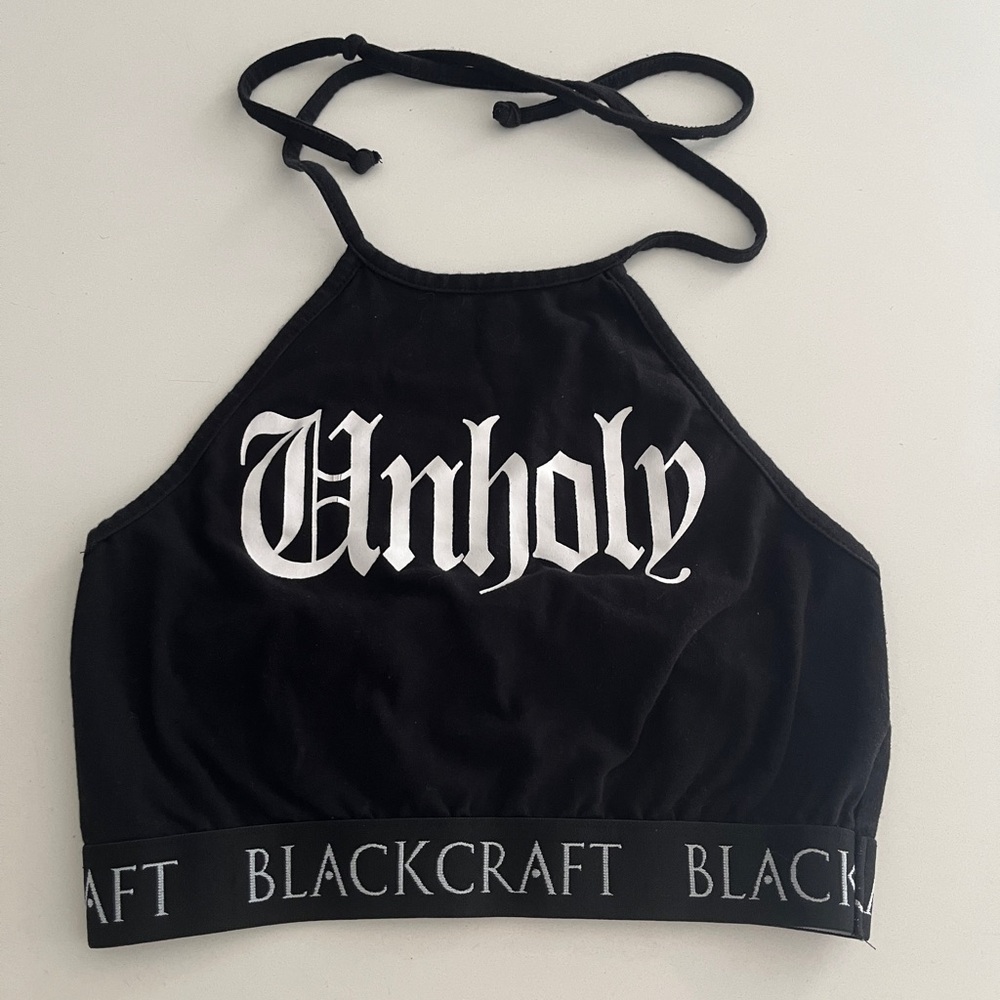 Blackcraft Unholy halter top size M